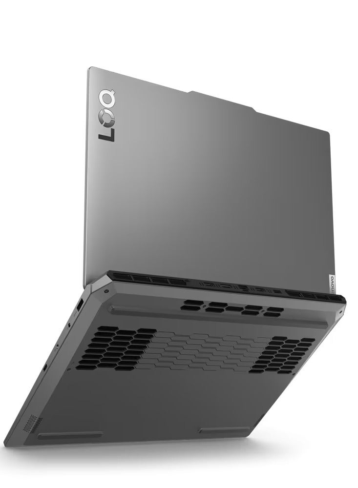 لينوفو Lenovo LOQ 15IRX9 Gaming Laptop with LA1 Ai Chip | NVIDIA GeForce RTX 3050 6GB | Intel 13th Gen i5-13450HX | 15.6 Inch FHD IPS 144Hz 100% sRGB with G-Sync | 24GB DDR5 RAM | 512GB PCIe SSD | FHD Camera| Backlit Keyboard | Wi-Fi 6 | Luna Grey English/Arabic Luna Grey  - Image 4