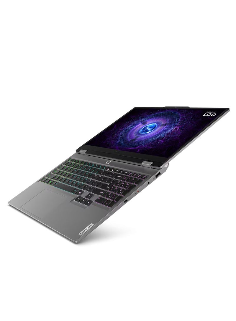 لينوفو Lenovo LOQ 15IRX9 Gaming Laptop with LA1 Ai Chip | NVIDIA GeForce RTX 3050 6GB | Intel 13th Gen i5-13450HX | 15.6 Inch FHD IPS 144Hz 100% sRGB with G-Sync | 24GB DDR5 RAM | 512GB PCIe SSD | FHD Camera| Backlit Keyboard | Wi-Fi 6 | Luna Grey English/Arabic Luna Grey  - Image 3