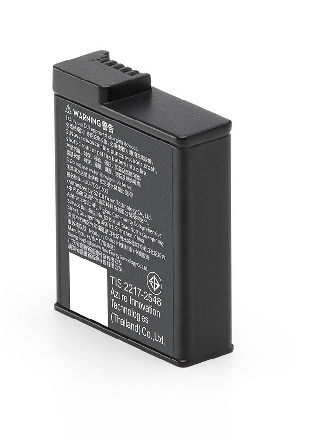 dji DJI Osmo Action Extreme Battery Plus (1950 mAh) for Action 3, 4, & 5 black  - Image 1