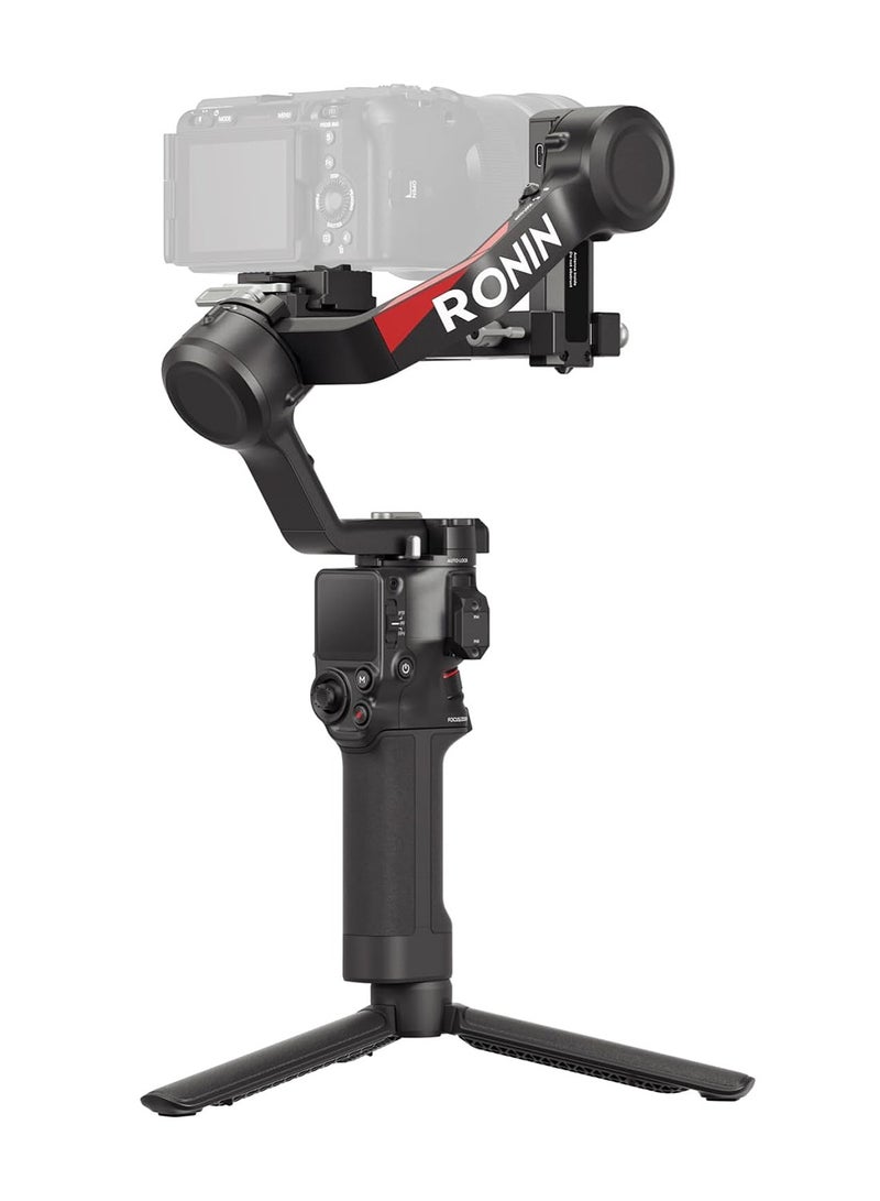 dji RS 4, 3-Axis Gimbal Stabilizer for DSLR and Mirrorless Cameras Canon/Sony/Panasonic/Nikon/Fujifilm, 2nd-Gen Native Vertical Shooting, 2-Mode Switch Joystick, Teflon Axis Arms, Camera Gimbal Black - Image 1