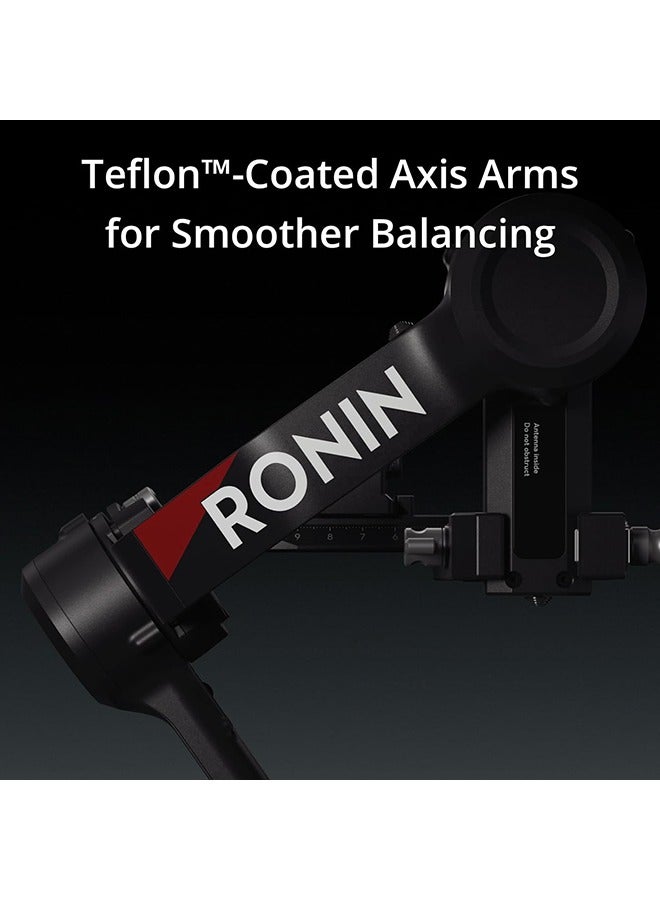 dji RS 4, 3-Axis Gimbal Stabilizer for DSLR and Mirrorless Cameras Canon/Sony/Panasonic/Nikon/Fujifilm, 2nd-Gen Native Vertical Shooting, 2-Mode Switch Joystick, Teflon Axis Arms, Camera Gimbal Black - Image 5