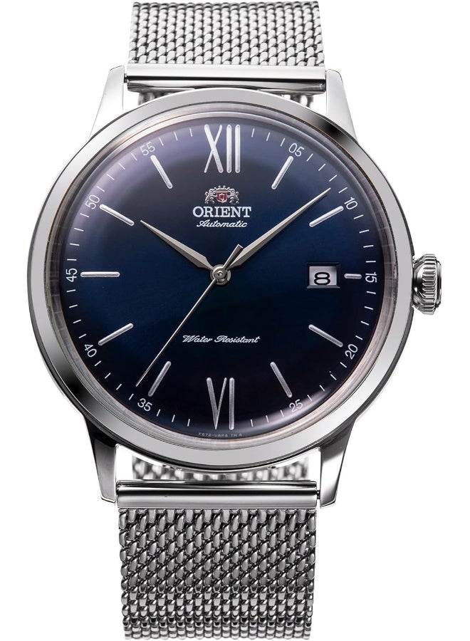 أورينت ساعة يد أوتوماتيكية للرجال من بامبينو الإصدار 6، موديل: RA-AC0019L30B، زرقاء - Image 1