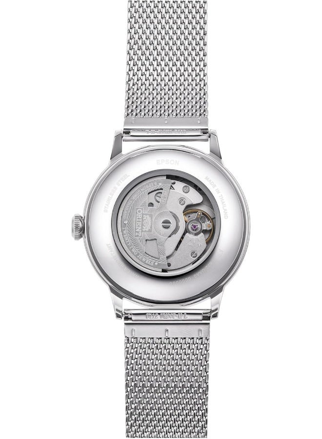 أورينت ساعة يد أوتوماتيكية للرجال من بامبينو الإصدار 6، موديل: RA-AC0019L30B، زرقاء - Image 4