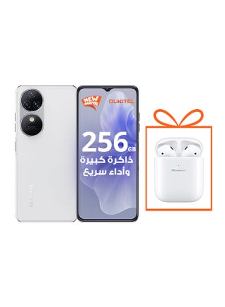 C38 Dual SIM White 24GB RAM 256GB 4G LTE + Roxxon B-5 Wireless Airbuds - White - pnsku/N70178709V/45/_/1747940505/22d679bc-c187-4af2-8035-ad531e781779