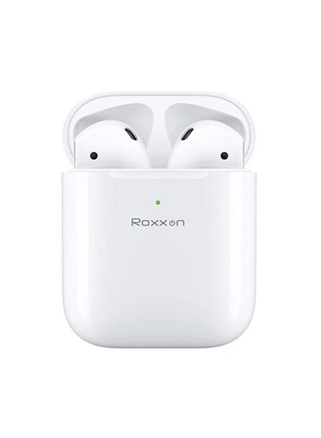 C38 Dual SIM White 24GB RAM 256GB 4G LTE + Roxxon B-5 Wireless Airbuds - White