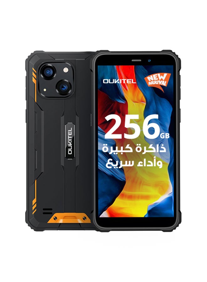 Oukitel WP32 Pro Dual SIM Orange 6+18GB RAM 256GB 4G + Roxxon B-9 Wireless Airbuds - White - Image 2
