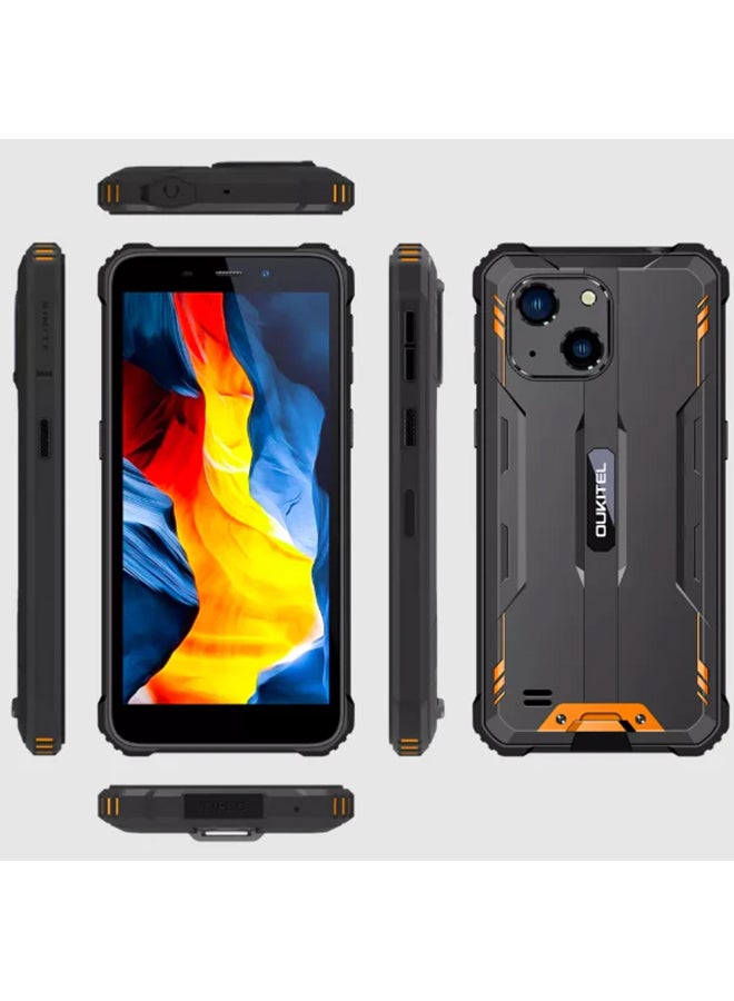 Oukitel WP32 Pro Dual SIM Orange 6+18GB RAM 256GB 4G + Roxxon B-9 Wireless Airbuds - White - Image 4