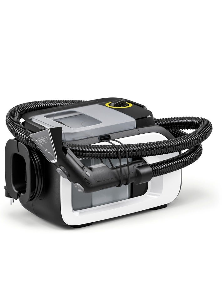 كارشر منظف SE 3 المنزلي بالرش والاستخراج المدمج، تنظيف عميق للألياف، رطوبة منخفضة متبقية، نظام خزان 2 في 1، فوهات للتنجيد والشقوق - Image 3