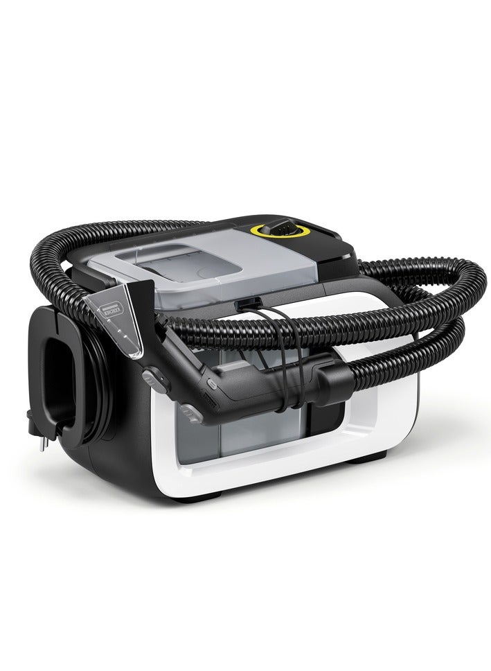 كارشر منظف SE 3 المنزلي بالرش والاستخراج المدمج، تنظيف عميق للألياف، رطوبة منخفضة متبقية، نظام خزان 2 في 1، فوهات للتنجيد والشقوق - Image 5