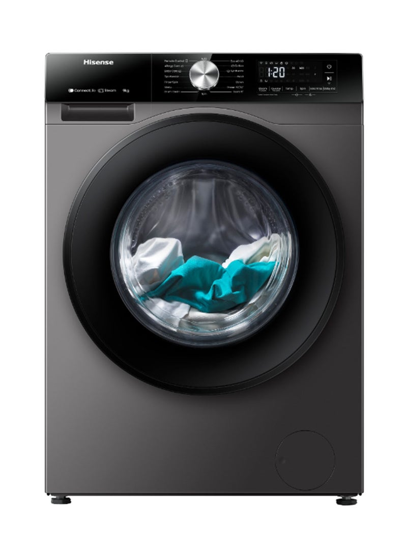 Hisense 9/6 Kg Front Load Washer Dryer ,1400 Rpm ,Inverter BLDC Motor, Wi-Fi enabled With ConnectLife App - WD3S9043BT Titanium Gray - Image 1