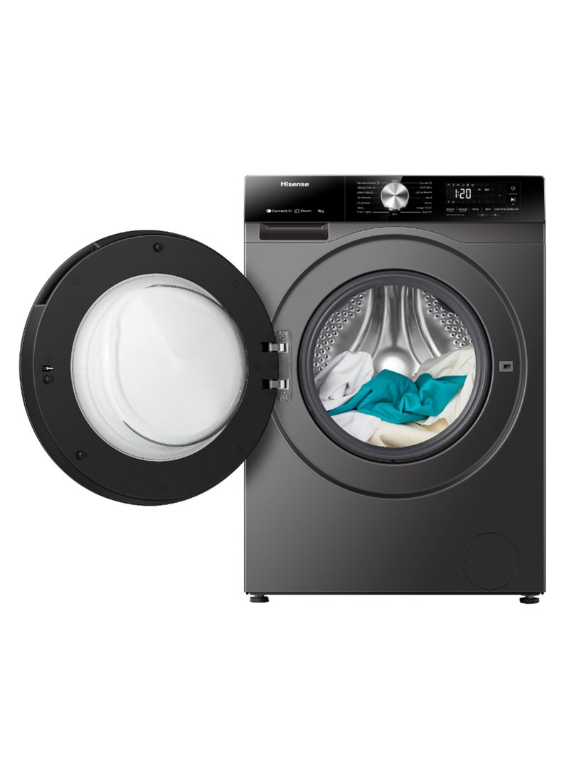 Hisense 9/6 Kg Front Load Washer Dryer ,1400 Rpm ,Inverter BLDC Motor, Wi-Fi enabled With ConnectLife App - WD3S9043BT Titanium Gray - Image 2