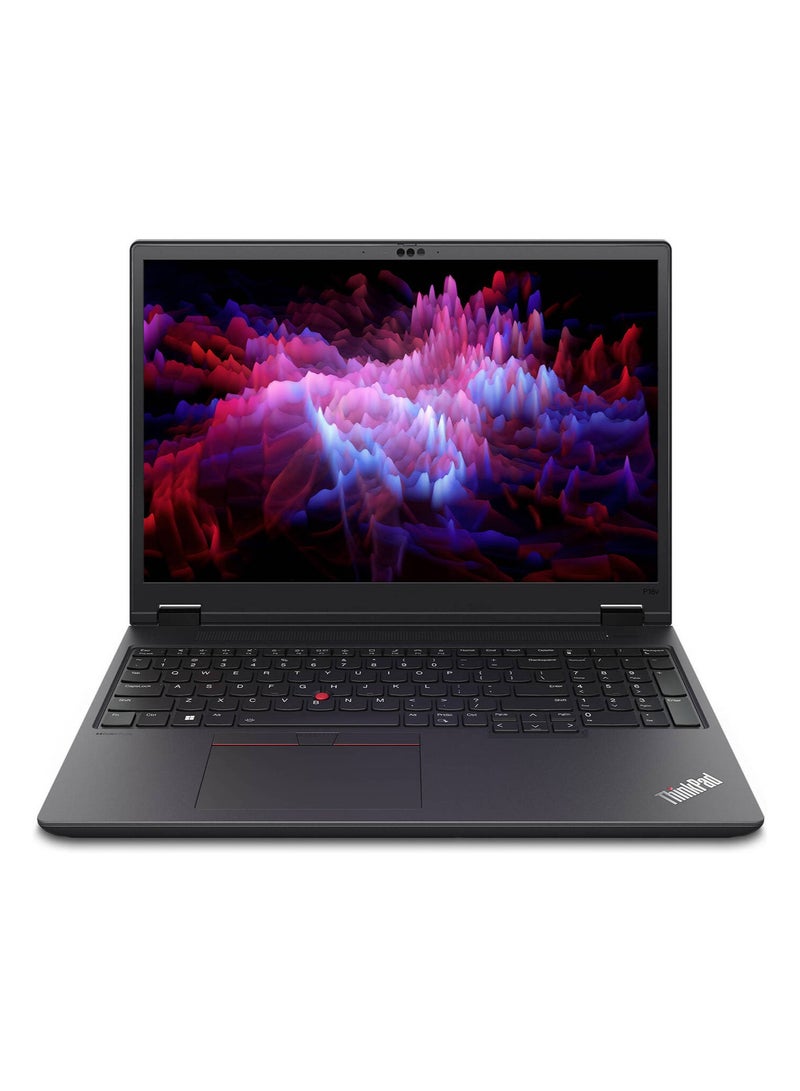 Lenovo - ThinkPad P16v Gen 2 Workstation Laptop With 16-Inch WUXGA IPS Display, Core Ultra 7 165H Processor/16GB RAM/1TB SSD/8GB NVIDIA RTX 2000 Ada Graphics Card/Windows 11 Pro English black - Image 1