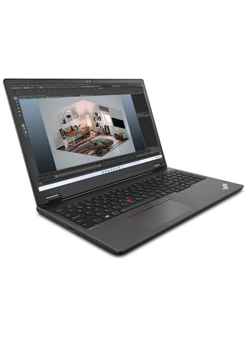 Lenovo - ThinkPad P16v Gen 2 Workstation Laptop With 16-Inch WUXGA IPS Display, Core Ultra 7 165H Processor/16GB RAM/1TB SSD/8GB NVIDIA RTX 2000 Ada Graphics Card/Windows 11 Pro English black - Image 1