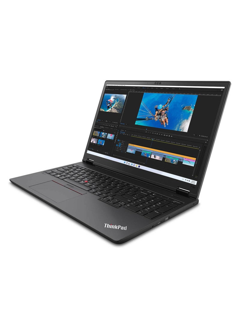 Lenovo - ThinkPad P16v Gen 2 Workstation Laptop With 16-Inch WUXGA IPS Display, Core Ultra 7 165H Processor/16GB RAM/1TB SSD/8GB NVIDIA RTX 2000 Ada Graphics Card/Windows 11 Pro English black - Image 1