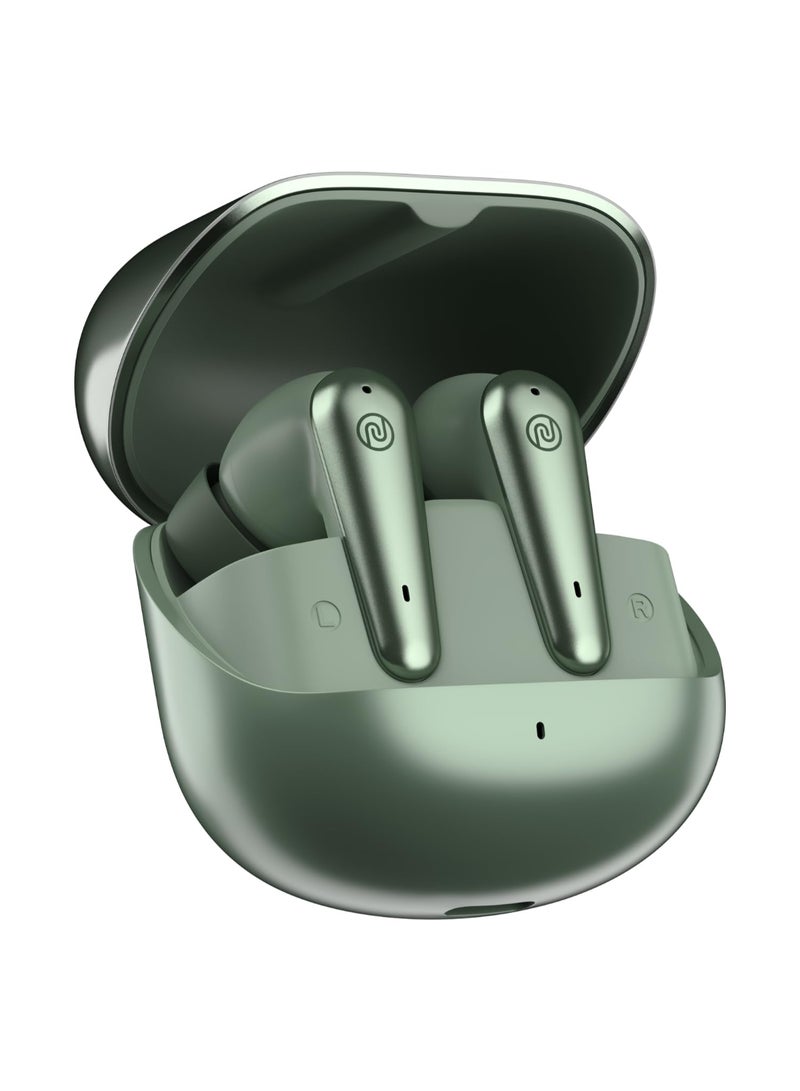 Noise Buds X Prime | TWS Earbuds with 120H Playtime | Quad Mic ENC | Instacharge | 11mm Driver | Dual Tone Finish | BT v5.3 - Sheen Green - Image 1