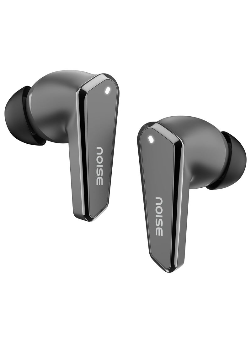 Noise Buds N1 | TWS Earbuds with 40H Playtime | Quad Mic ENC | 40ms Low Latency | Instacharge | Chrome Finish | BT v5.3 - Black - Image 1
