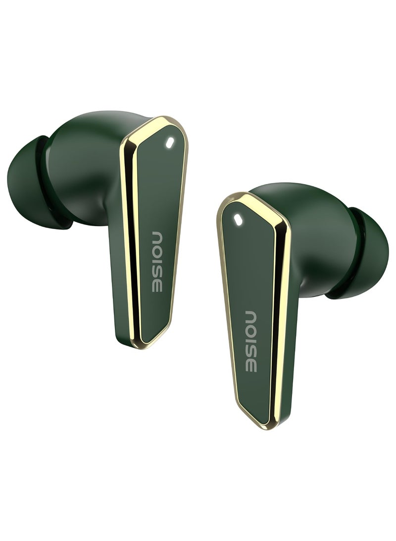 Noise Buds N1 | TWS Earbuds with 40H Playtime | Quad Mic ENC | 40ms Low Latency | Instacharge | Chrome Finish | BT v5.3 - Green - Image 1