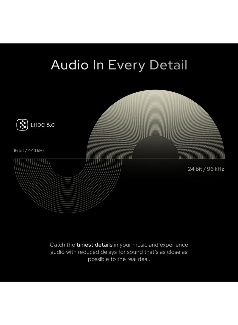Noise Master Buds | TWS Earbuds with Bose-Tuned Sound | 49dB Adaptive ANC | 44H Playtime | 6-Mic ENC | LHDC 5.0 | Spatial Audio | IPX5 - Onyx Black - Image 5