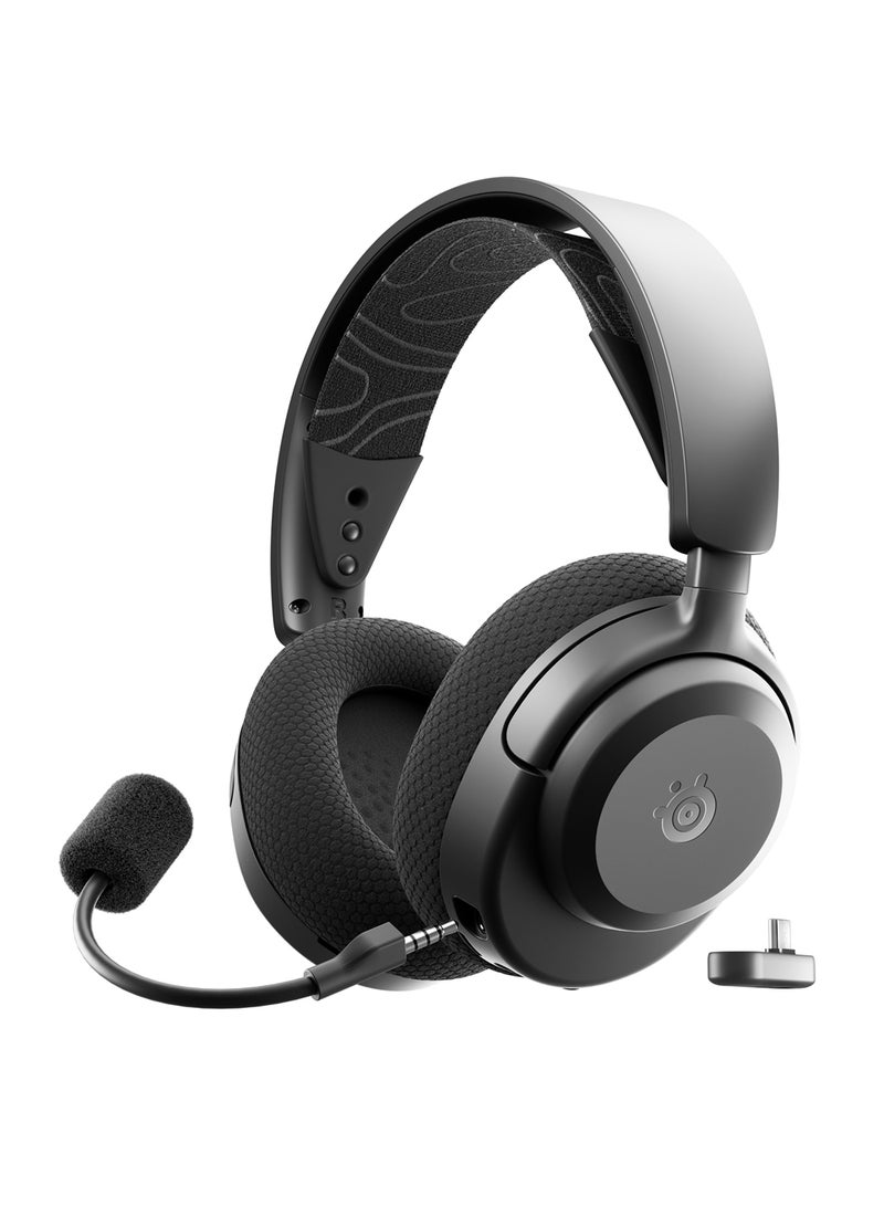 steelseries Arctis Nova 3P Wireless Gaming Headset - App Control - 40 Hours Battery - Neodymium Magnet Driver - 2.4GHz/Bluetooth - Detachable Microphone - PS5, PS4, PC, Switch, Mobile Devices - Black - Image 1