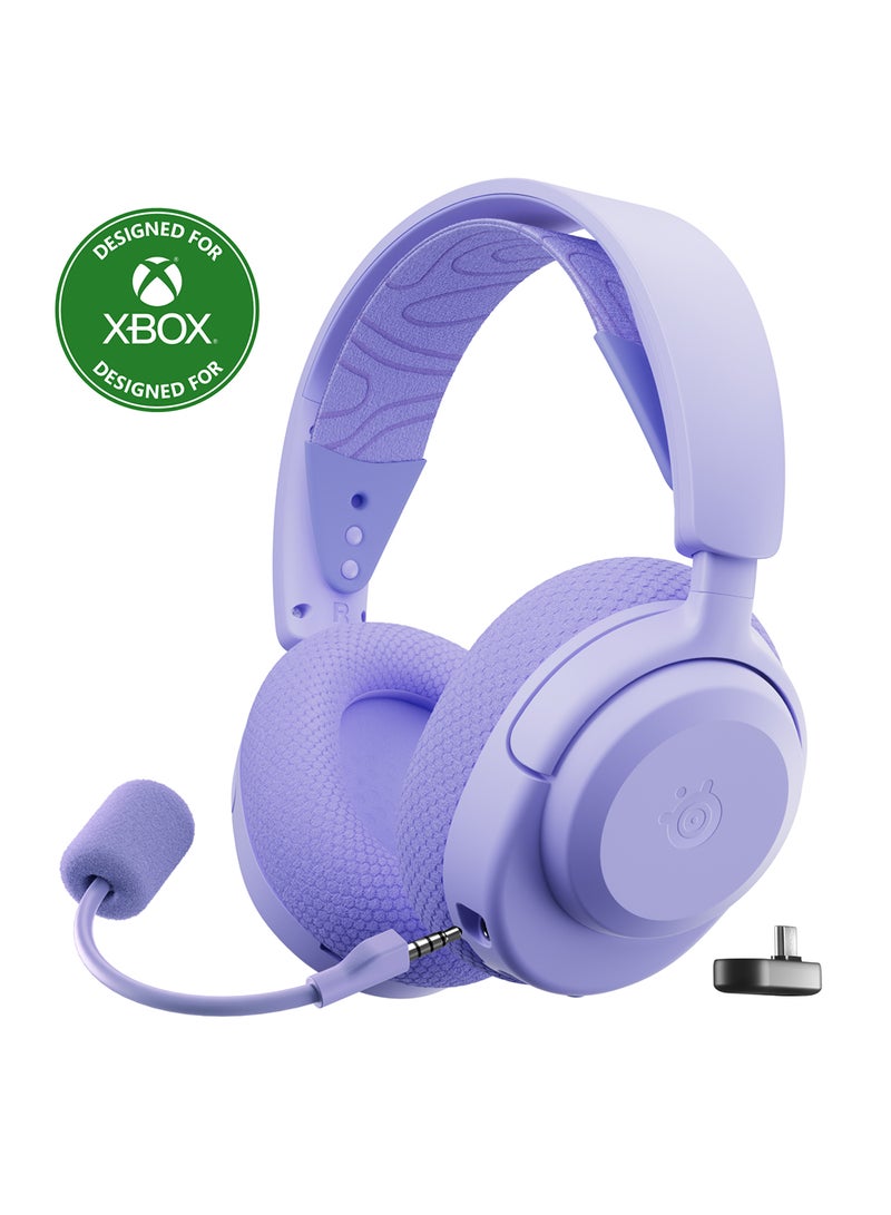 steelseries Arctis Nova 3X Wireless Gaming Headset - App Control - 40 Hour Battery - Neodymium Magnet Driver - 2.4GHz/Bluetooth - Detachable Microphone - Xbox PS5 PC Switch Mobile Devices - Lavender - Image 1