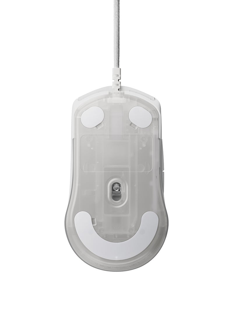 steelseries Rival 3 Gen 2 Gaming Mouse - 8500 DPI TrueMove Core Optical Sensor - 60 Million Clicks Guaranteed - Low Latency - 77g Lightweight - PTFE Gliding Feet - RGB - White - Image 3