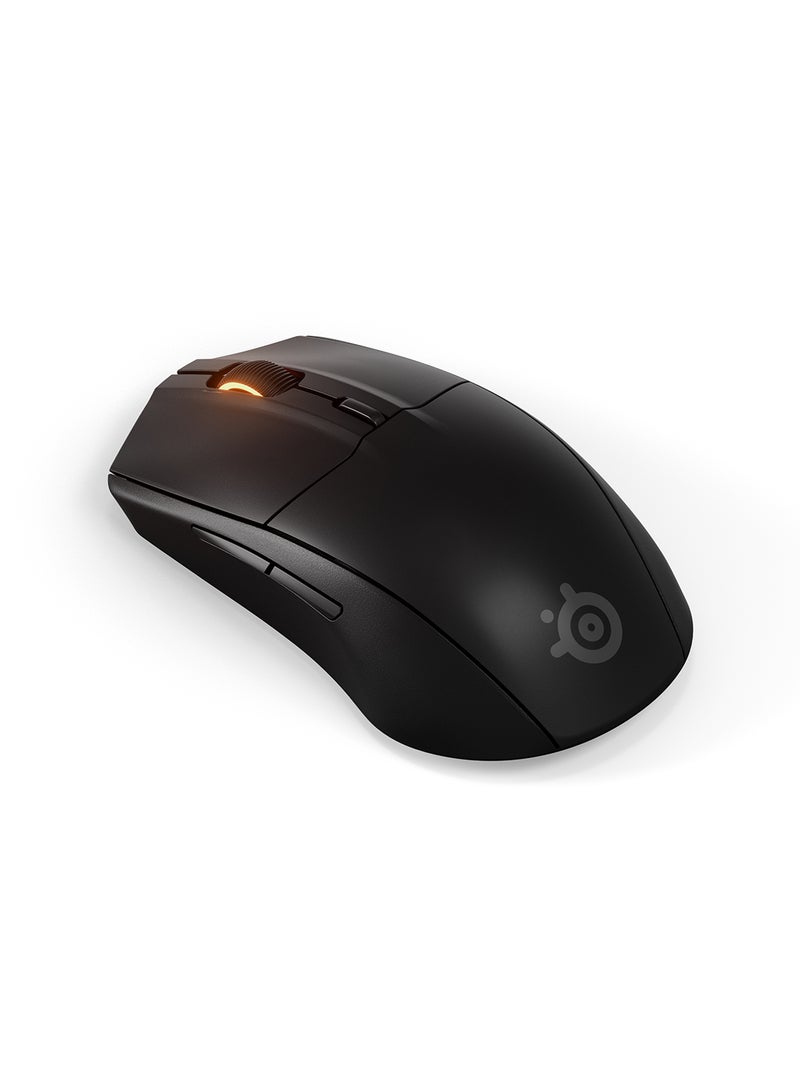 steelseries Rival 3 Wireless Gen 2 Gaming Mouse - 2.4GHz and Bluetooth - 18,000 DPI TrueMove Air Optical Sensor - 60 Million Clicks Guaranteed - Ultralight - PTFE Gliding Feet - Black - Image 3