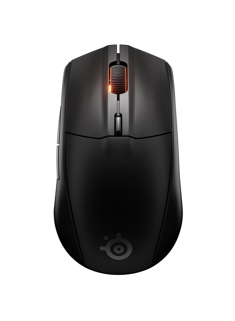 steelseries Rival 3 Wireless Gen 2 Gaming Mouse - 2.4GHz and Bluetooth - 18,000 DPI TrueMove Air Optical Sensor - 60 Million Clicks Guaranteed - Ultralight - PTFE Gliding Feet - Black - Image 5