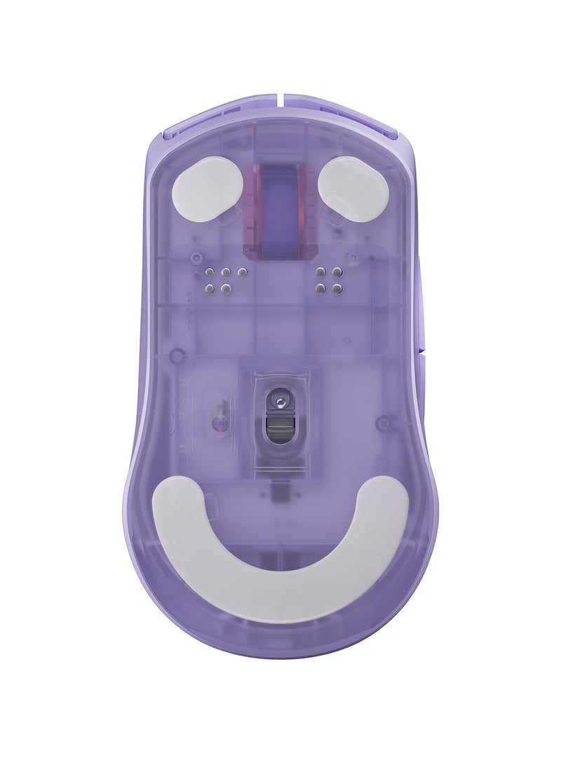 steelseries Rival 3 Wireless Gen 2 Gaming Mouse - 2.4GHz and Bluetooth - 18,000 DPI TrueMove Air Optical Sensor - 60 Million Clicks Guaranteed - Ultralight - PTFE Gliding Feet - Lavender - Image 2