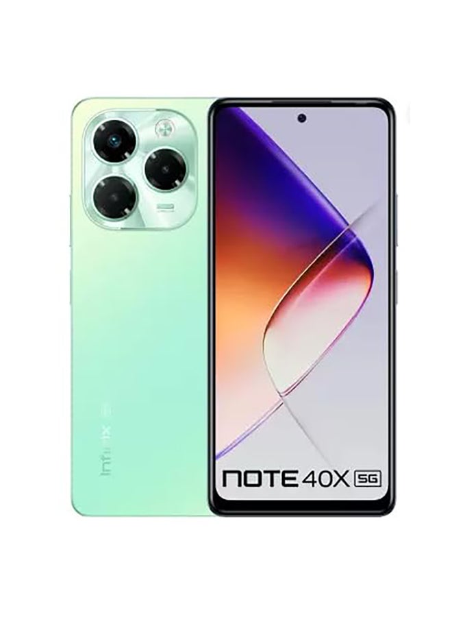 Infinix Note 40X Dual SIM Lime Green 8+8GB RAM 256GB 5G - Middle East Version - Image 1