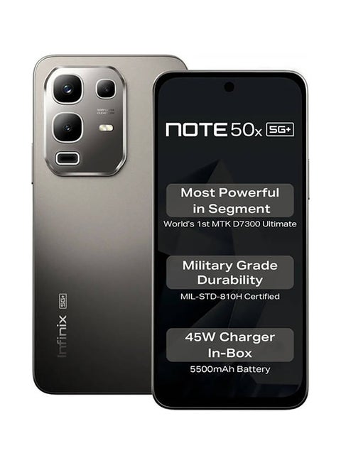 Note 50X Dual SIM Titanium Gray 8+8GB RAM 256GB 5G - Middle East Version
