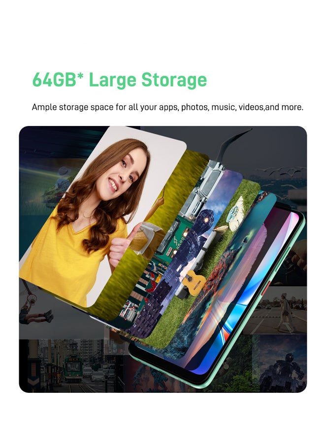 Blade A35e Dual SIM Ice Green 2GB+4GB RAM 64GB 4G - Middle East Version