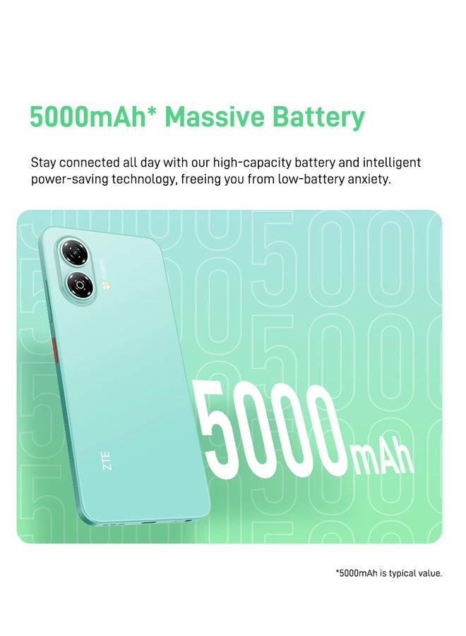 Blade A35e Dual SIM Ice Green 2GB+4GB RAM 64GB 4G - Middle East Version