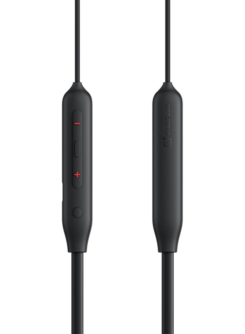 OnePlus - Bullets Z2 ANC Neckband with 45dB Hybrid Noise Cancellation IP55 Water Resistant, Upto 28 Hours Playback, Boomin Black - Image 1