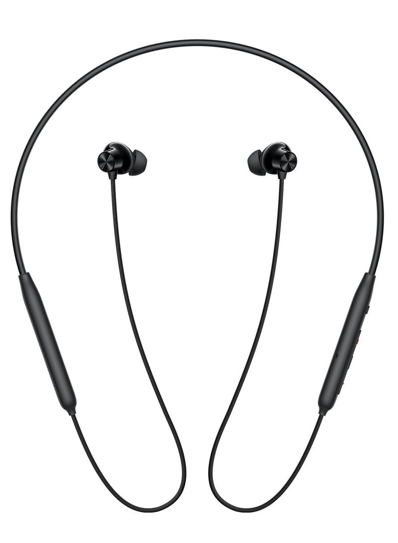 OnePlus Bullets Z2 ANC Neckband with 45dB Hybrid Noise Cancellation IP55 Water Resistant, Upto 28 Hours Playback, Boomin Black - Image 1
