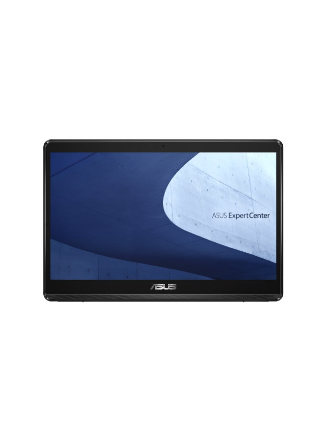 ASUS ExpertCenter E16 AIO With 15.6 Inch Touch Screen Full HD (1920 x 1080) Display,Intel Celeron N4500 Processor/8GB DDR4 RAM/Intel UHD Graphics/256GB SSD/DOS(Without Windows)/ English/Arabic Black  - Image 1