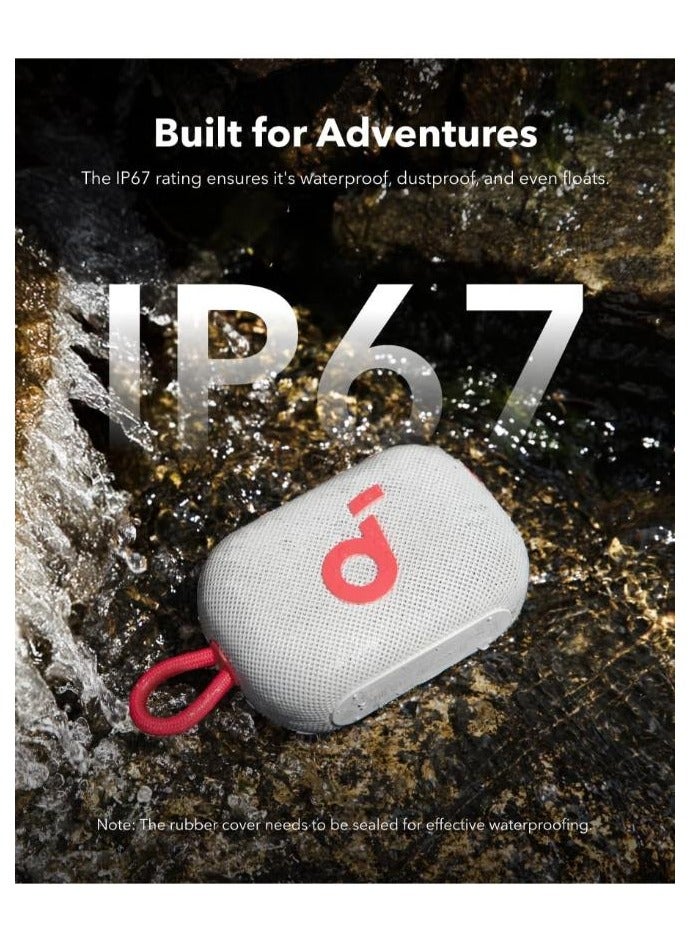 ساوند كور - Select 4 Go Portable Bluetooth Speaker White-Red - Image 1