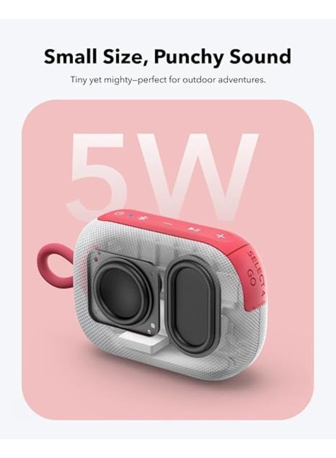 ساوند كور - Select 4 Go Portable Bluetooth Speaker White-Red - Image 1
