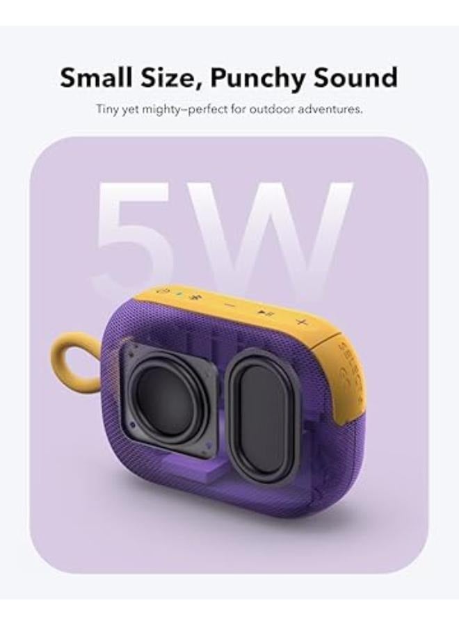 Select 4 Go Portable Bluetooth Speaker Purple & Yellow