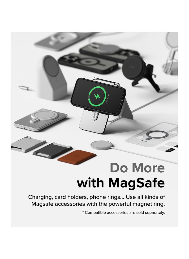 رينجك Fusion Bold Magnetic [Compatible with MagSafe] Compatible with iPhone 15 Pro Max Case, Enhanced Grip Technology Prevents Accidental Drops Non-Slip Anti-Yellowing Phone Cover MAGNETIC MATTE BLACK - Image 3