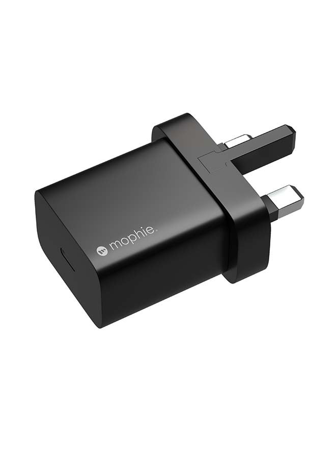mophie 20W USB-C PD Wall Adapter 3 PIN - black - Image 1