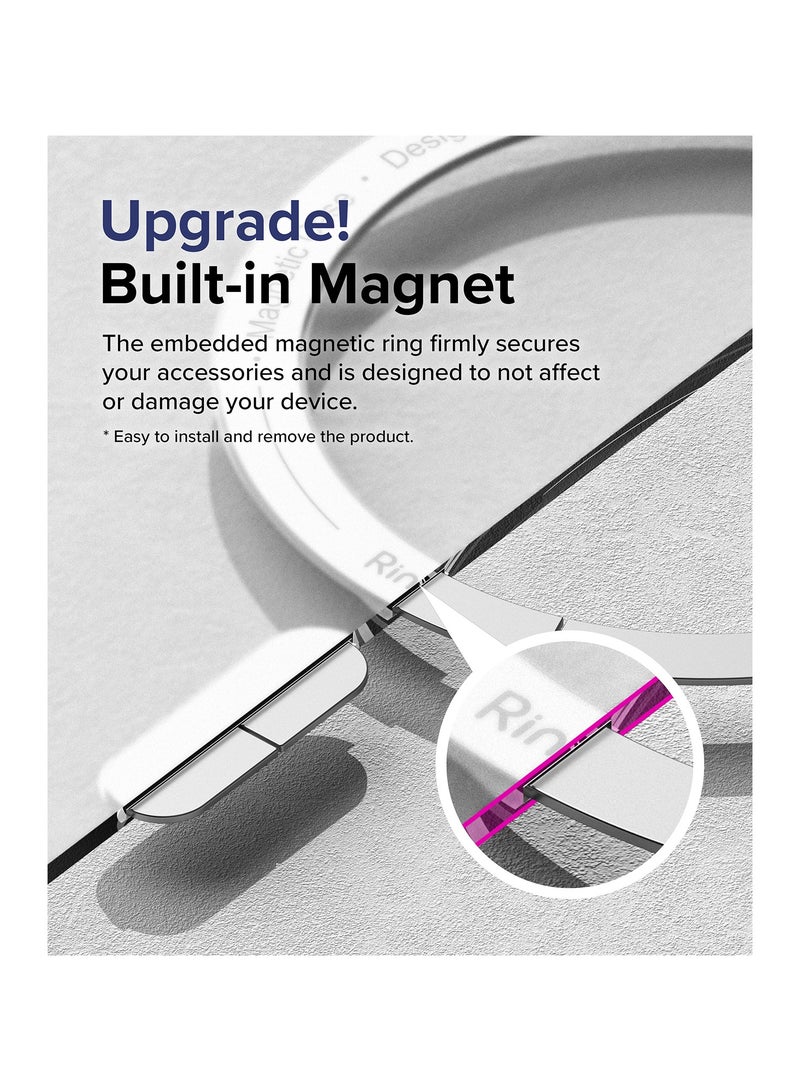 Ringke Fusion Magnetic [Oil & Dirt Resistant] Compatible with iPhone 15 Pro Max Case and Compatible with MagSafe, UV Coating for Scratch & Discoloration Resistant, Shockproof Pockets MAGNETIC MATTE CLEAR - Image 3