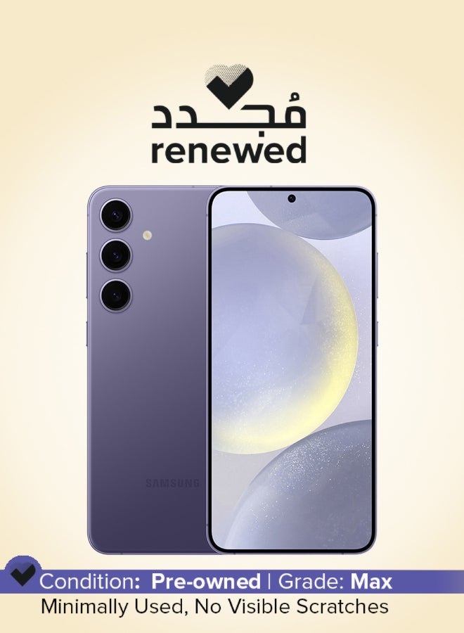 سامسونج Renewed - Galaxy S24 Plus Dual SIM Cobalt Violet 256GB 5G - International Version - Image 1