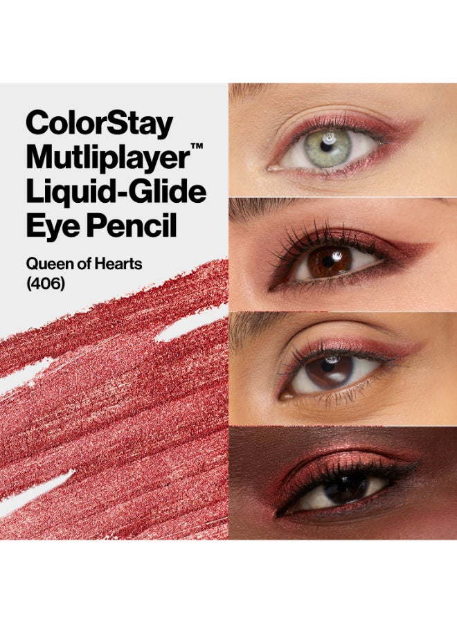 Revlon Colorstay Multiplayer Liquid-Glide Eye Pencil Red  - Image 4