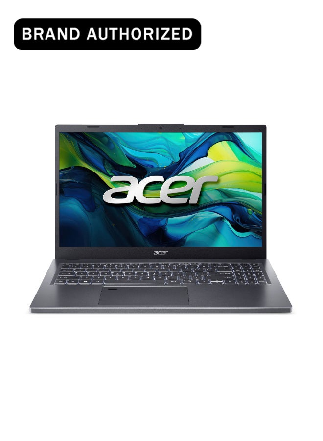 أيسر Aspire A15 Laptop 13th Gen Intel Core i9-13900H 14 Cores Upto 5.40GHz/16GB LPDDR5 RAM/1TB SSD Storage/Intel Iris XE Graphics/15.6" FHD IPS SlimBezel display/Win11 Home/WiFi-6E/Backlit KB/FingerPrint/ English/Arabic Steel Gray - Image 1
