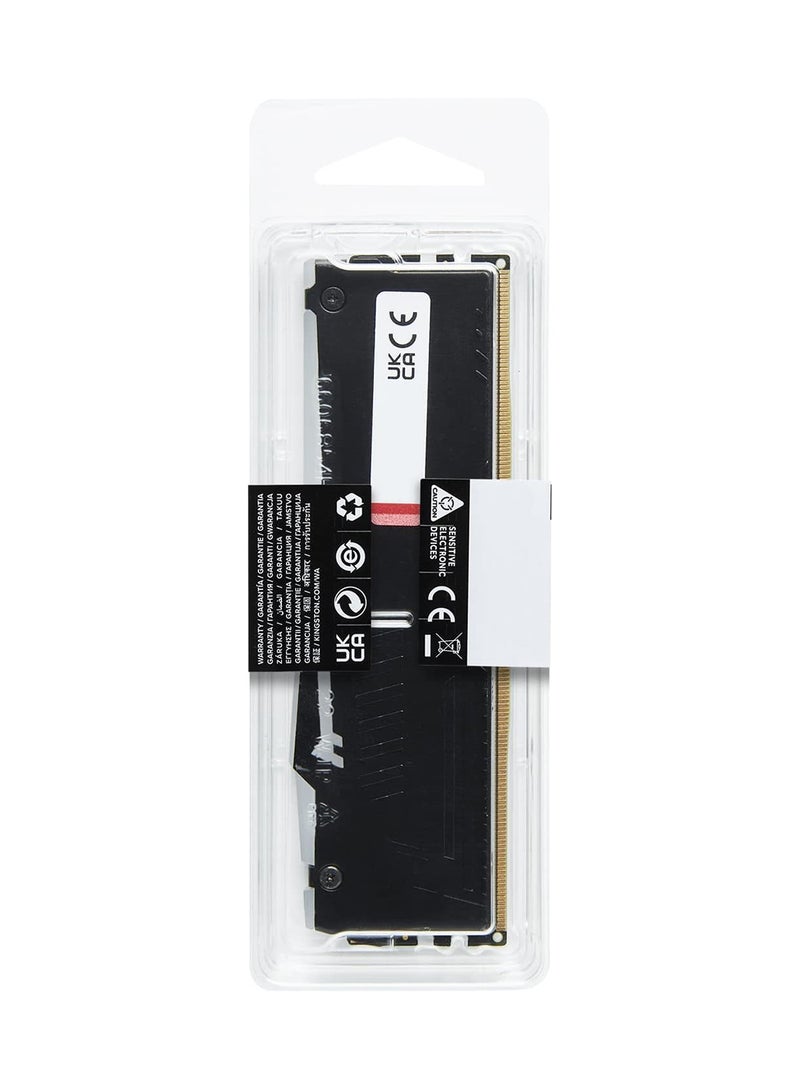 كينغستون Fury Beast Black RGB XMP 32GB 6000MT/s DDR5 CL30 DIMM Desktop Gaming Memory Single Module - KF560C30BBA-32 Black  - Image 5