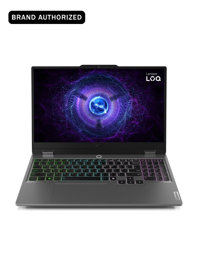 Lenovo LOQ 15IRX9 (Gaming (2025) Laptop With 15.6-Inch FHD Display, Core i7-13650HX Processor/24GB RAM/512GB SSD/8GB NVIDIA GeForce RTX 4060 Graphics Card/Windows 11 Home English/Arabic Luna Grey English/Arabic Luna Grey - Image 1