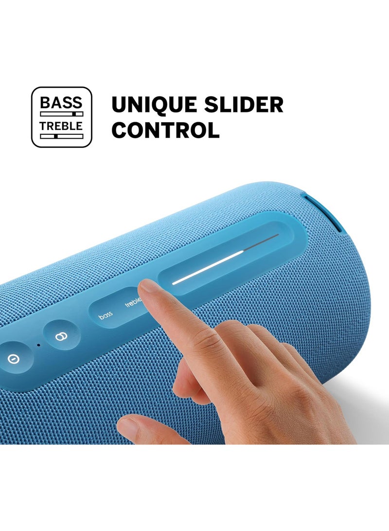 LOEWE We. HEAR Pro By Kylian Mbappé, Bluetooth Speaker, BT V5.3, 100W, Water-Resistant IPX6 - Denim - Image 3