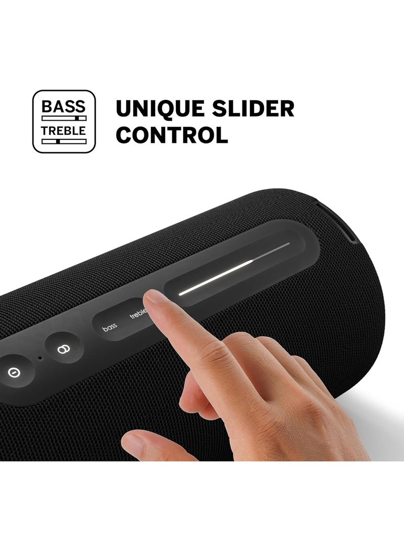 LOEWE We. HEAR Pro By Kylian Mbappé, Bluetooth Speaker, BT V5.3, 100W, Water-Resistant IPX6 - Black - Image 3