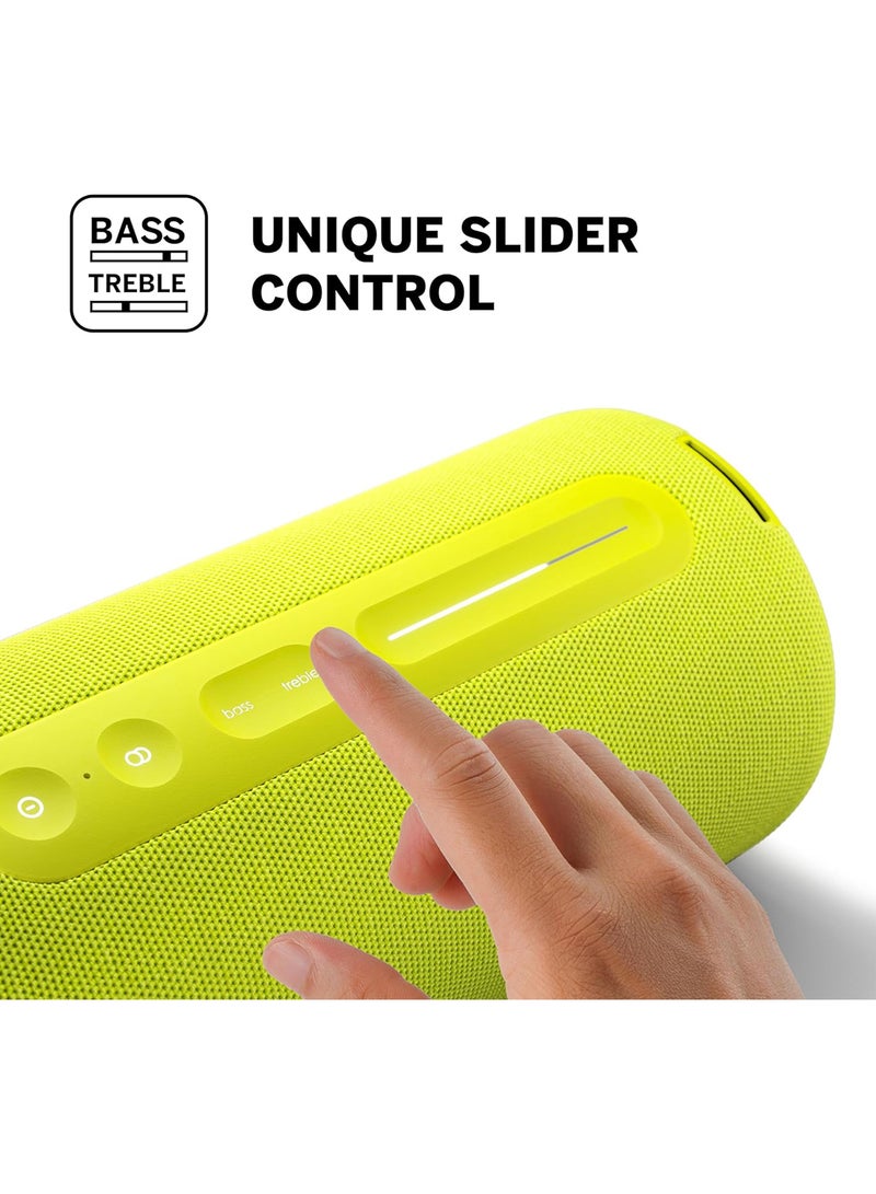 Loewe We. HEAR Pro By Kylian Mbappé, Bluetooth Speaker, BT V5.3, 100W, Water-Resistant IPX6 - Neon - Image 3