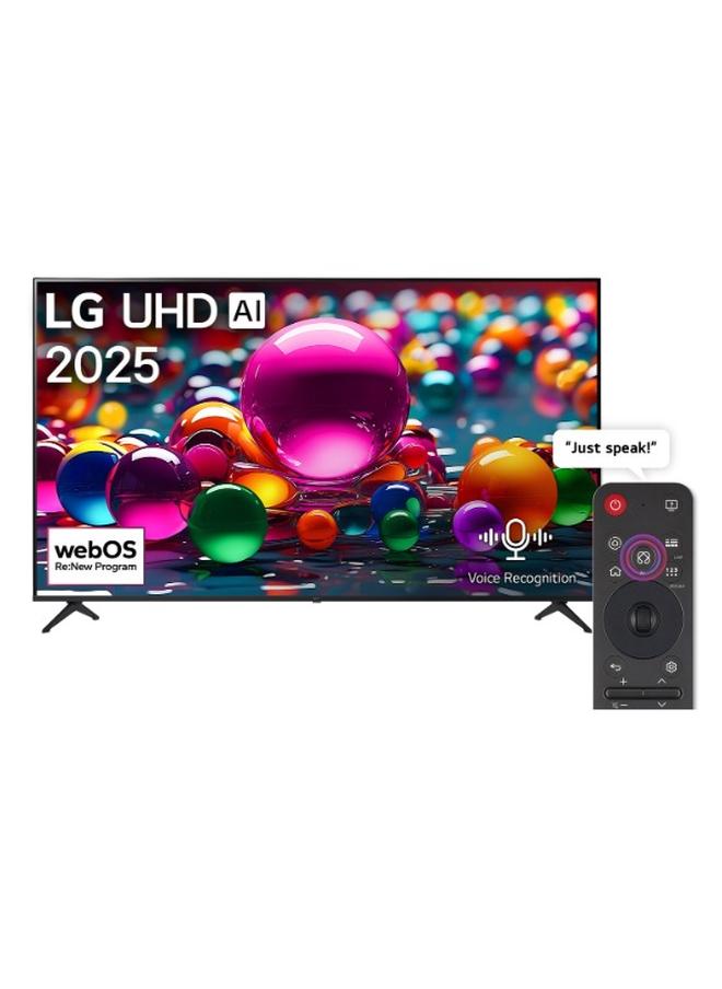 إل جي تلفاز LG مقاس 65 بوصة 4K UHD ذكي LED مع جهاز استقبال مدمج - 65UA85006LA - Image 1